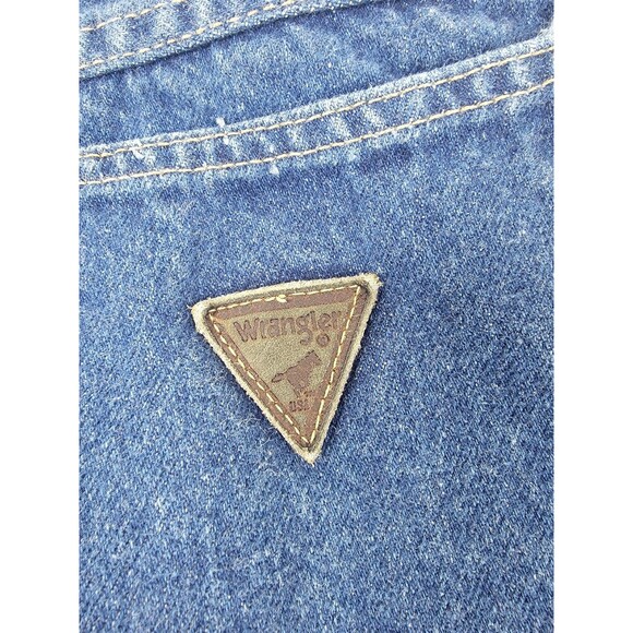 Vintage Wrangler Jeans Womens 9 Blue High Rise Straight Leg Made in USA 90s - Picture 11 of 13